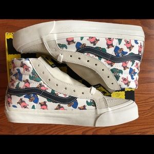 SpongeBob Squarepants Sk8-Hi Vans Men’s 8 Wmns 9.5